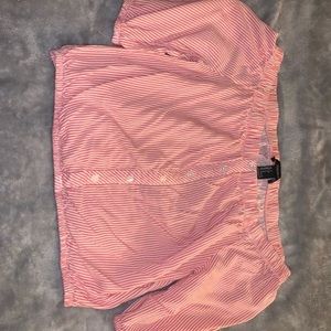 Forever 21 Off the Shoulder Crop Top SMALL